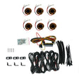partners.kchilites.com Rock Light Cyclone V2 LED - Rock Light - 6-Light System - Amber - 5W Flood Beam - #91041