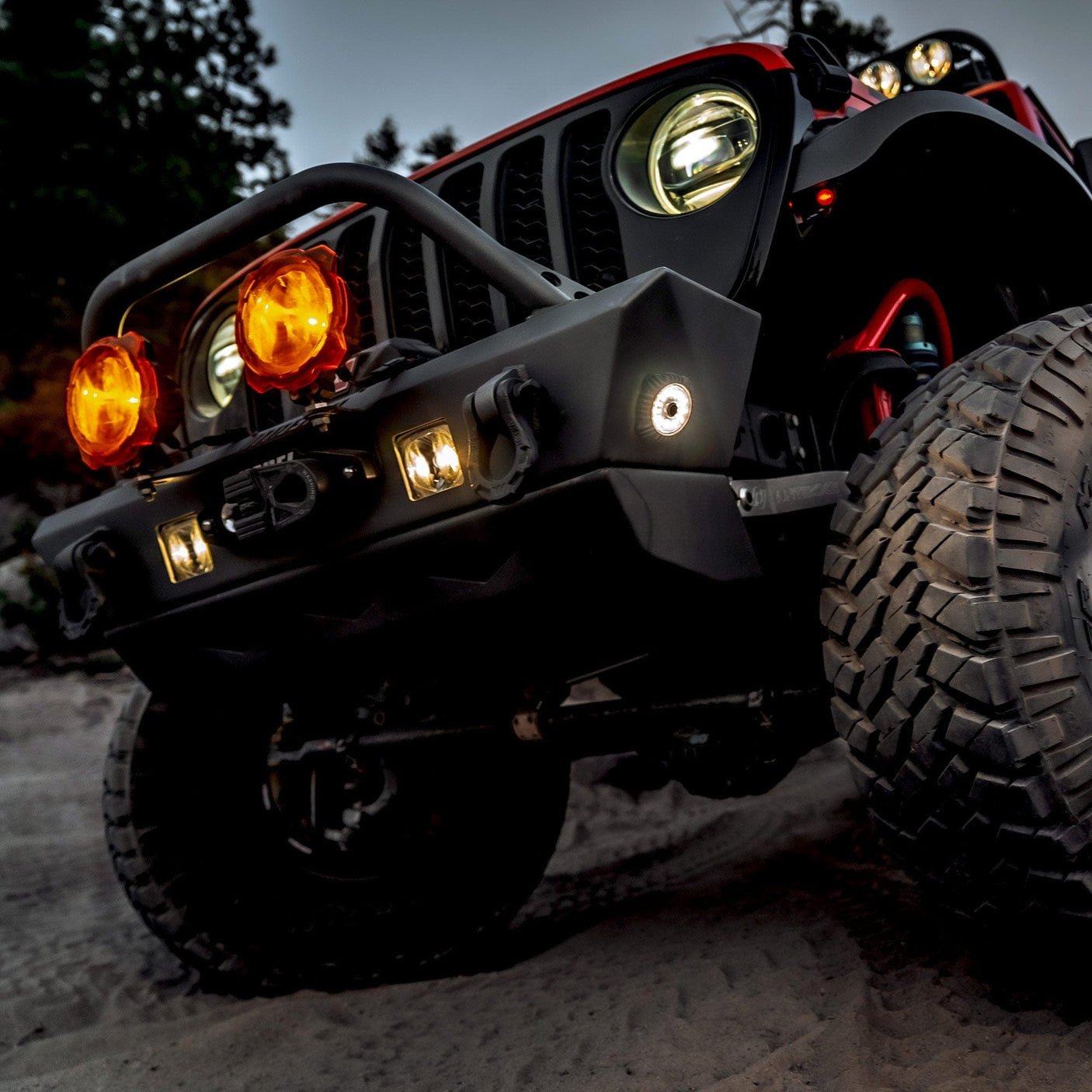 partners.kchilites.com Rock Light Cyclone V2 LED - Rock Light - 6-Light System - Clear - 5W Flood Beam - #91040