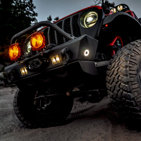 partners.kchilites.com Rock Light Cyclone V2 LED - Rock Light - 6-Light System - Clear - 5W Flood Beam - #91040