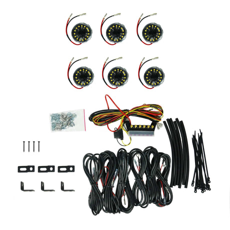 partners.kchilites.com Rock Light Cyclone V2 LED - Rock Light - 6-Light System - Clear - 5W Flood Beam - #91040