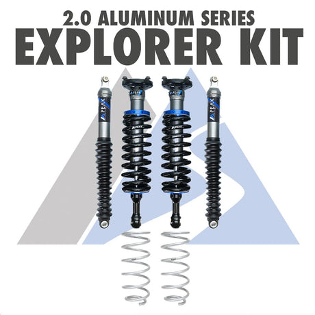 Peak Suspension 2.0 Aluminum Series Explorer Kit  2.25″ Lift - 4th Gen Tacoma
