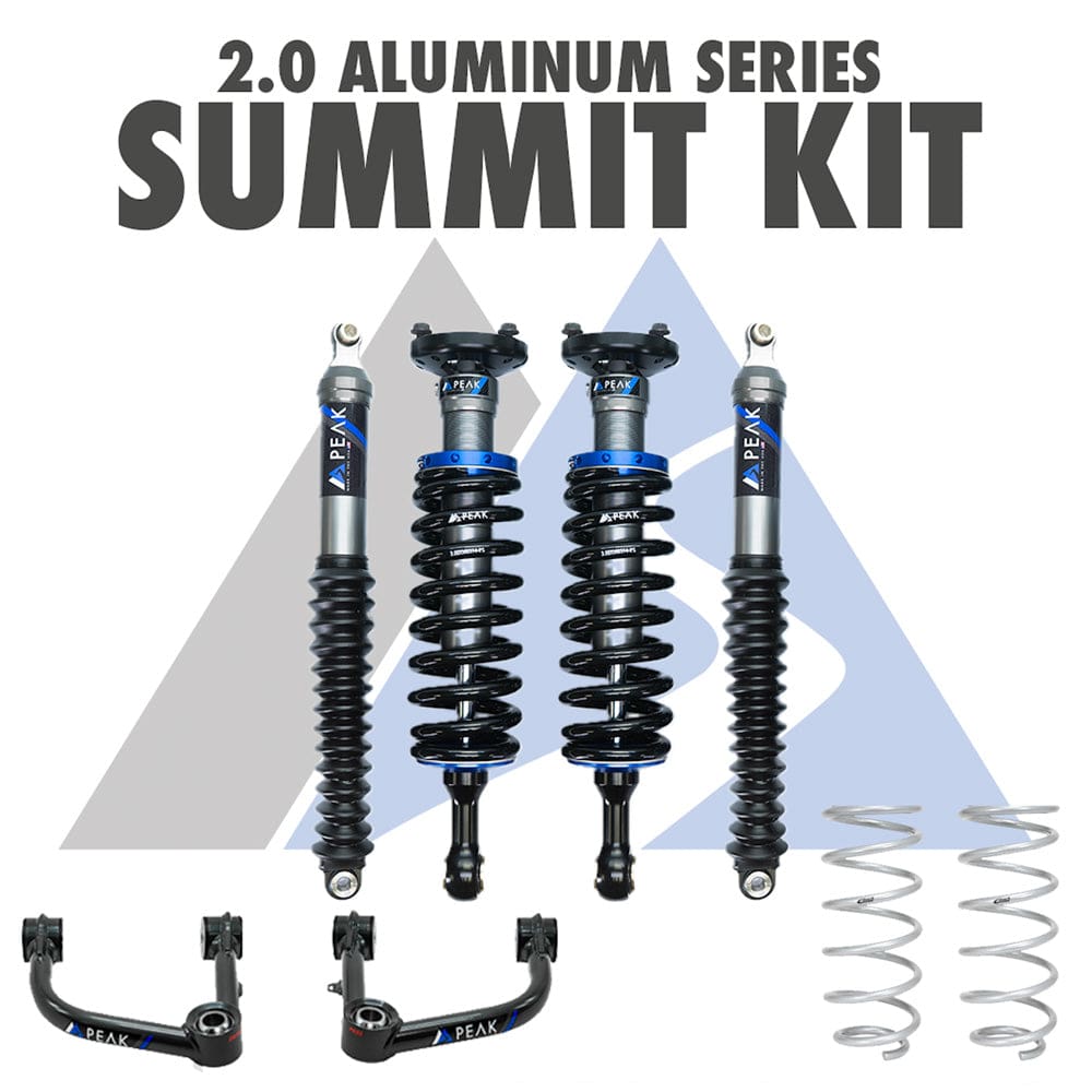 Peak Suspension 2.0 Aluminum Series Summit Kit  2.25″ Lift - 4th Gen Tacoma