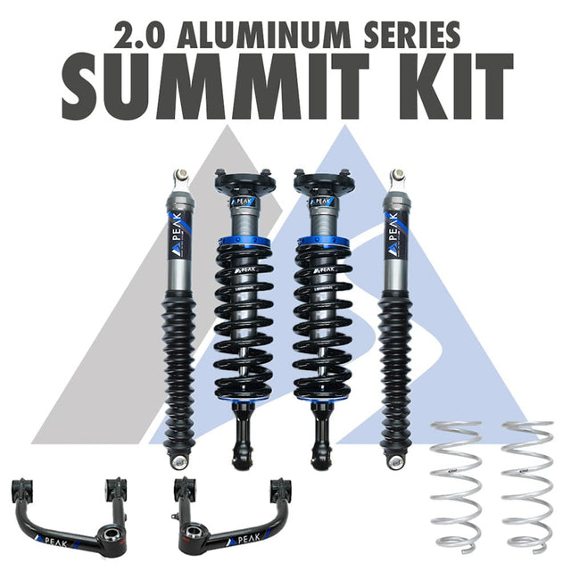 Peak Suspension 2.0 Aluminum Series Summit Kit  2.25″ Lift - 4th Gen Tacoma