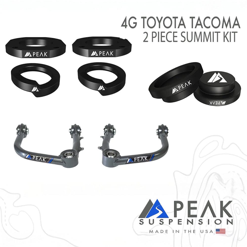 Peak Suspension 2-Piece Summit Kit  2.25″ Lift - 4th Gen Tacoma