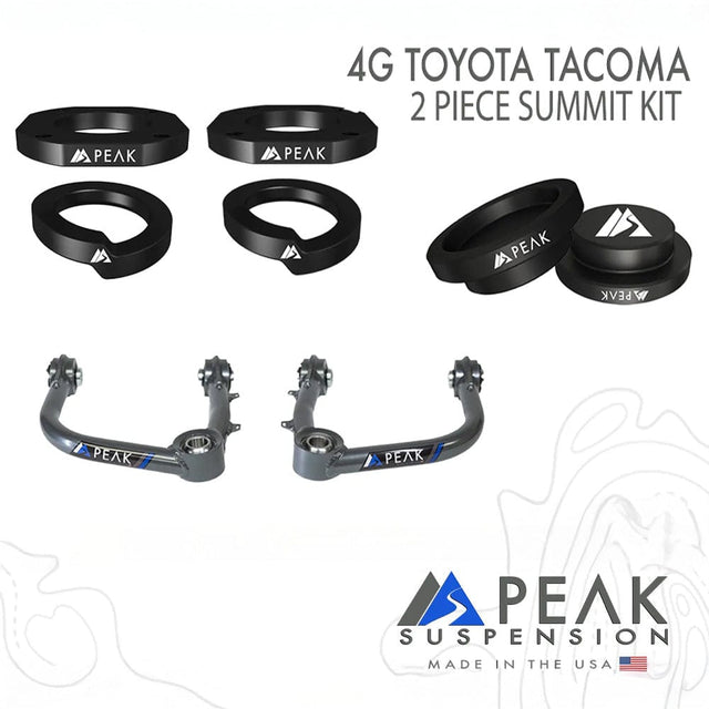 Peak Suspension 2-Piece Summit Kit  2.25″ Lift - 4th Gen Tacoma