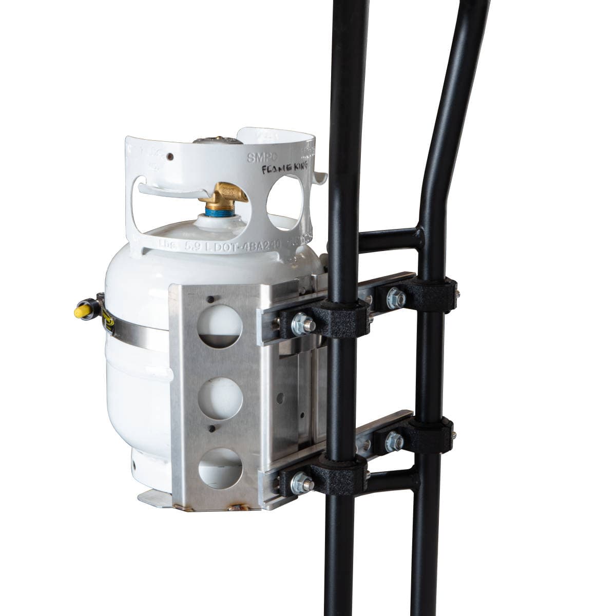 Power Tank Bracket Ladder Cross-Bar Mount for Propane and CO2 Power Tanks