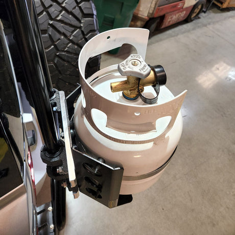 Power Tank Bracket Ladder Cross-Bar Mount for Propane and CO2 Power Tanks