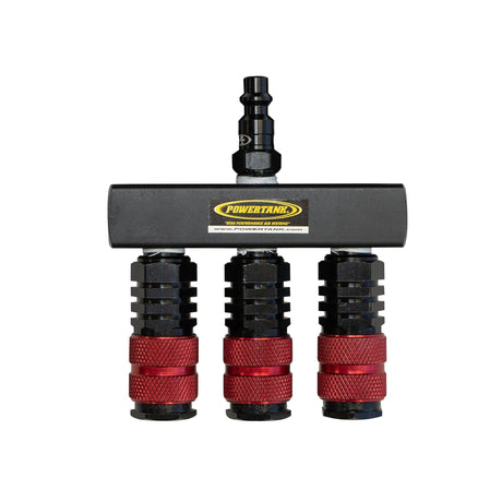 Power Tank Hose Air Hose Manifold Triple Outlet Power Tank