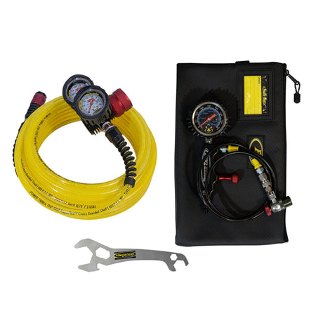 Power Tank N2 Equipment 800 psi Analog Shock Inflator Gauge Nitrogen Regulator Kit for Shocks Power Tank