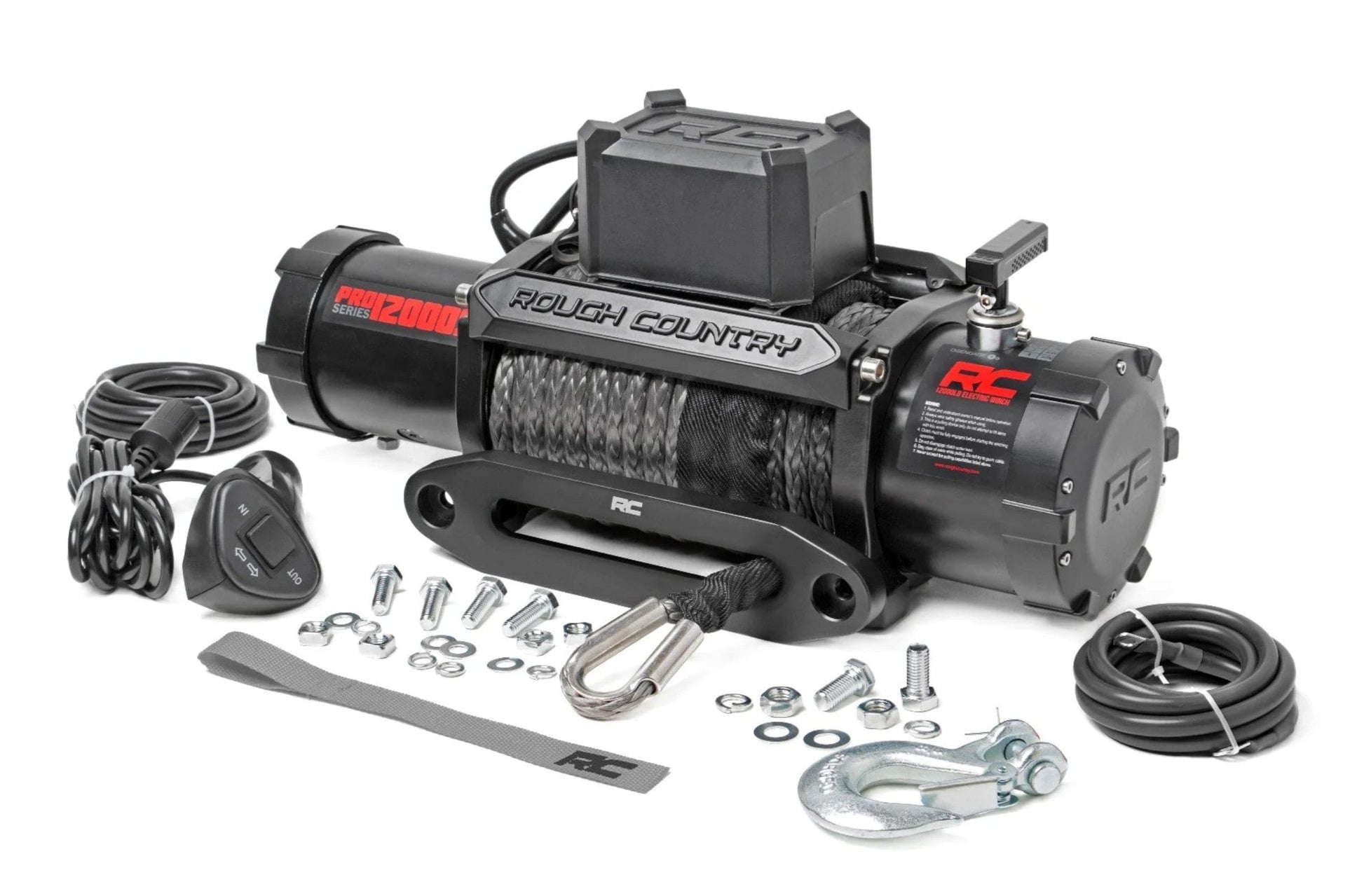 Rough Country Synthetic 12000-LB Pro Series Winch |