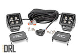 Roughcountry 2-Inch Square Cree Led Lights - (PAIR | BLACK SERIES)