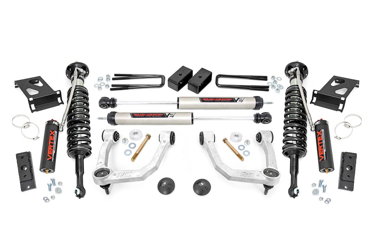 Roughcountry Vertex Adjustable Coilovers (+$1200) - V2 Monotube Shocks / no 3.5 Inch Lift Kit | TOYOTA TACOMA 2WD/4WD (05-21)