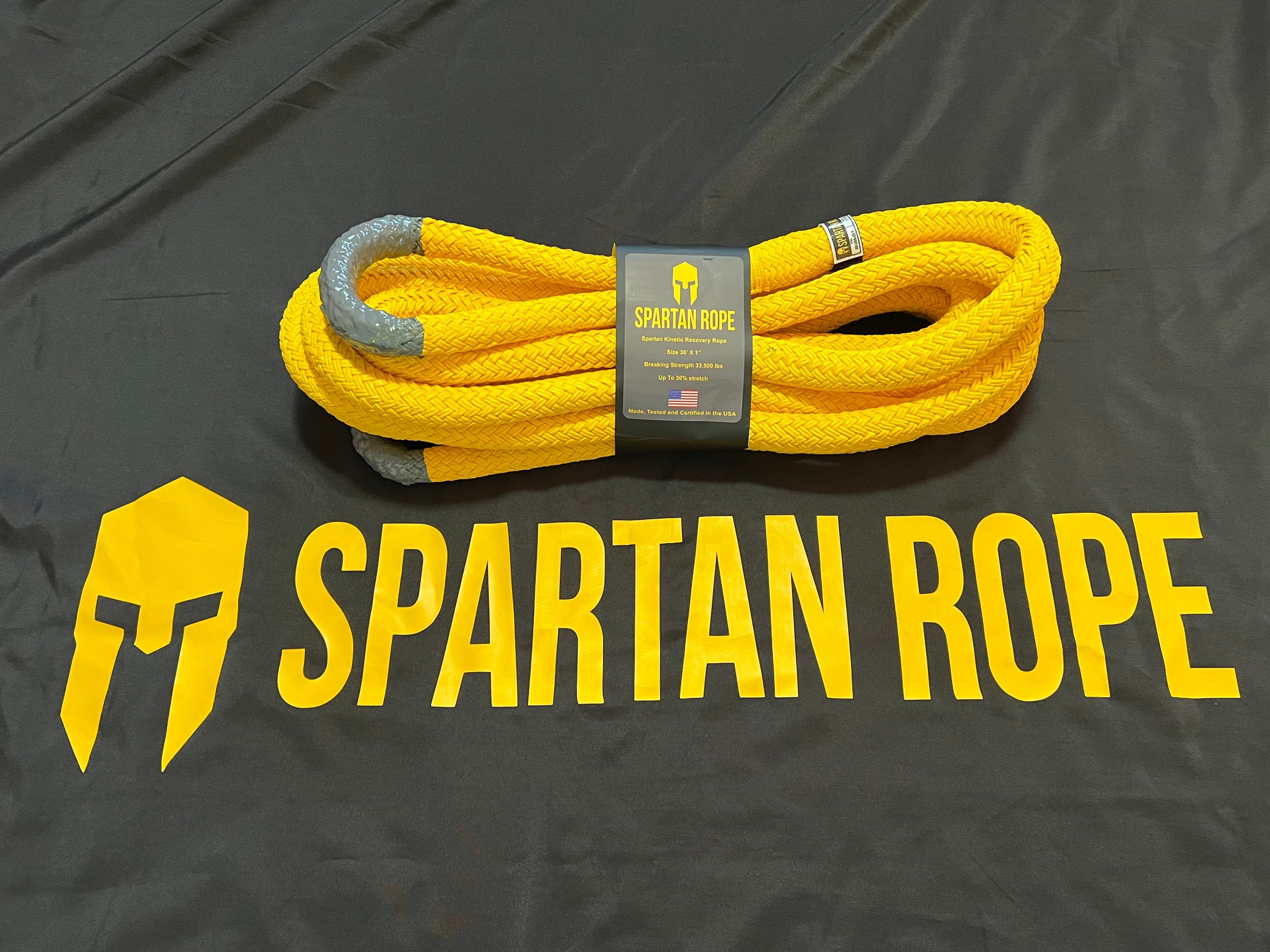 USA Made Spartan Kinetic Recovery Rope – TacomaForce