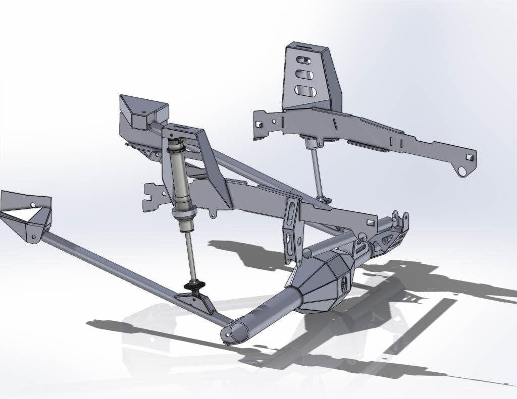 TacomaForce 2005+ Tacoma Trailing Arm 3 Link Rear Kit | 3rd Gen Tacoma 3 Link Kit | 2nd Gen Tacoma 3 Link Kit