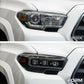 TacomaForce 2016-2023 TOYOTA TACOMA SEQUENTIAL LED PROJECTOR HEADLIGHTS WITH WHITE DRL (PAIR)