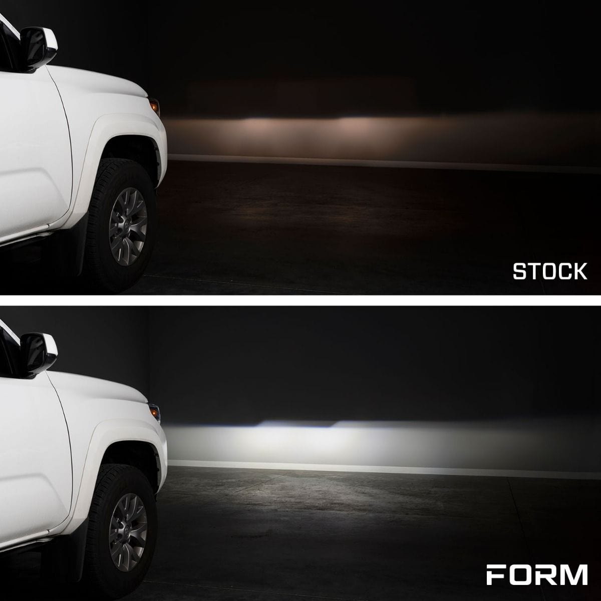 TacomaForce 2016-2023 TOYOTA TACOMA SEQUENTIAL LED PROJECTOR HEADLIGHTS WITH WHITE DRL (PAIR)