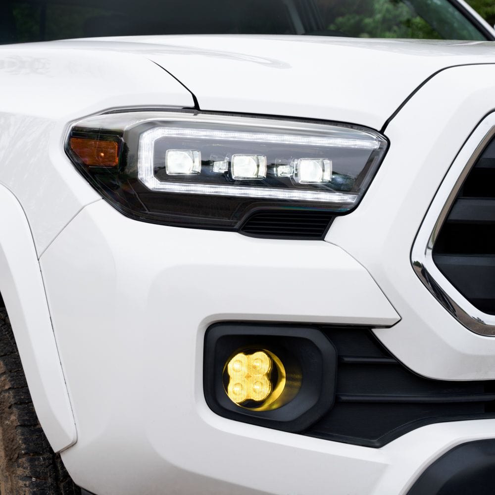 TacomaForce 2016-2023 TOYOTA TACOMA SEQUENTIAL LED PROJECTOR HEADLIGHTS WITH WHITE DRL (PAIR)