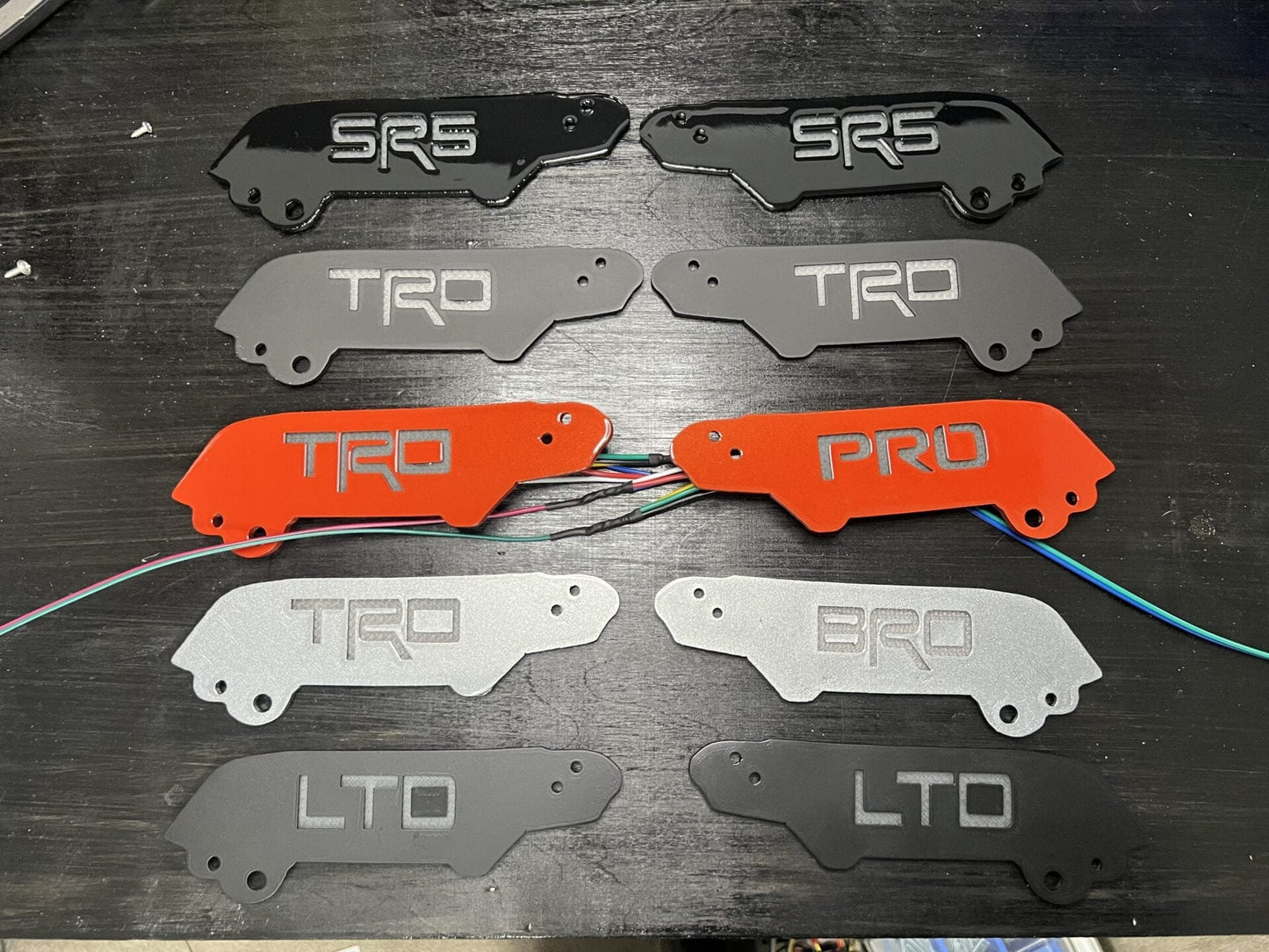 TacomaForce 2016+ Toyota Tacoma Headlight Trim Plates
