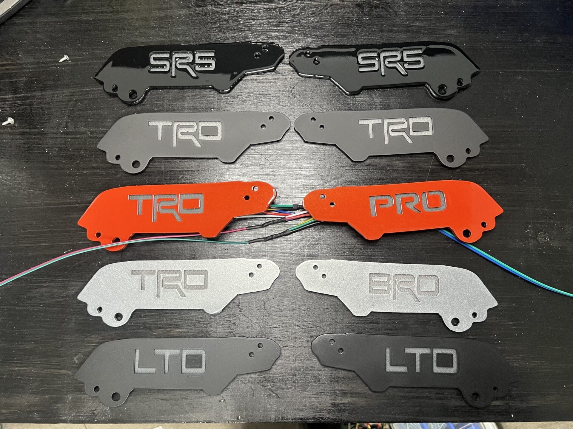 TacomaForce 2016+ Toyota Tacoma Headlight Trim Plates