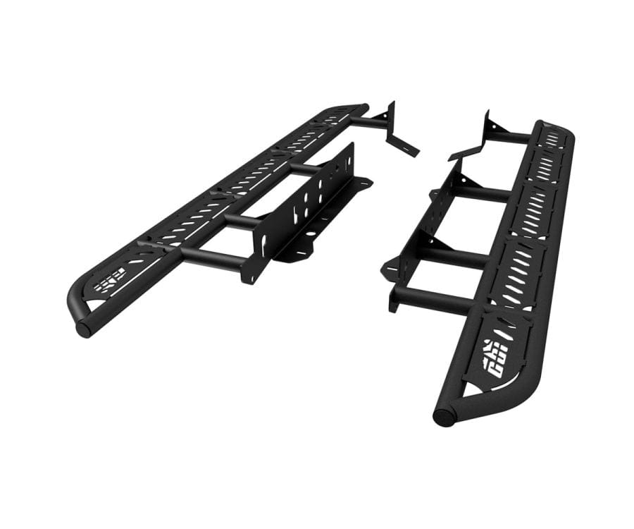 TacomaForce 4th Gen Toyota Tacoma Overland Bolt-On Rock Sliders | 2024
