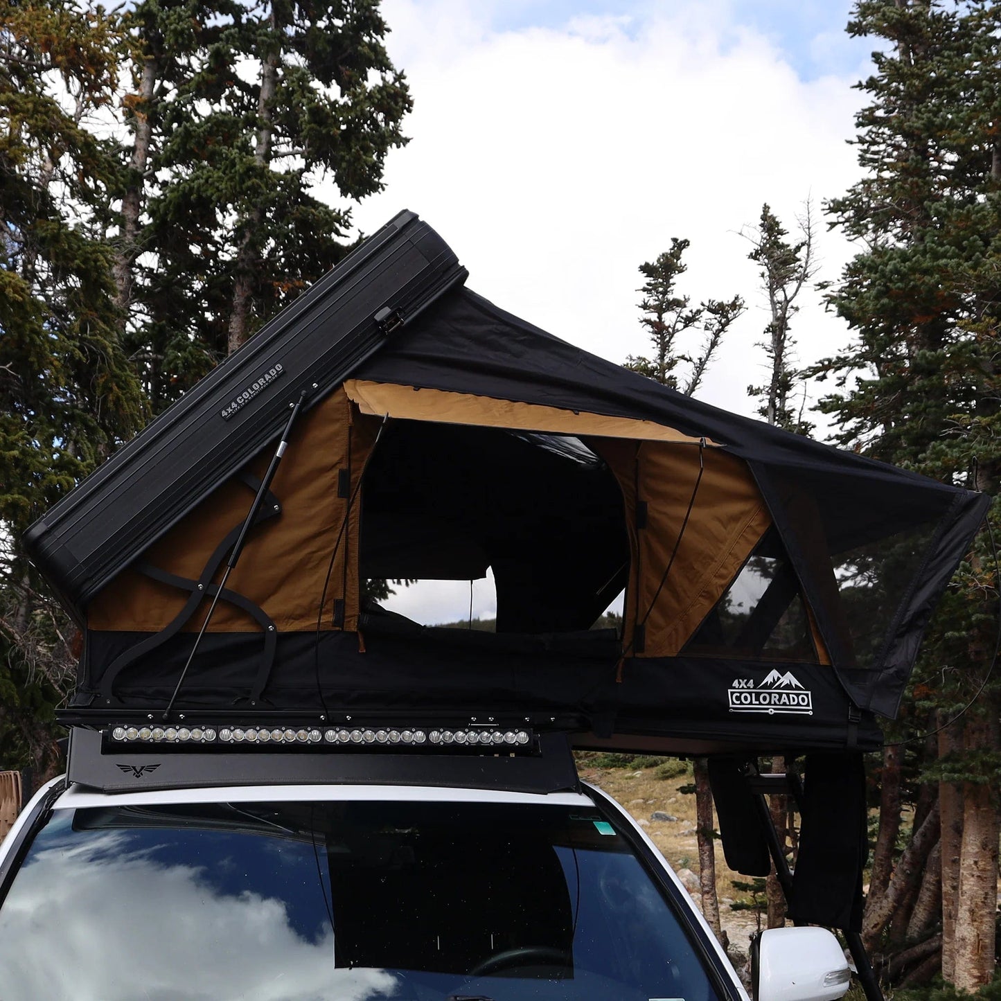 TacomaForce ALTO MINI HARDSHELL ROOFTOP TENT (QUEEN SIZE BED)