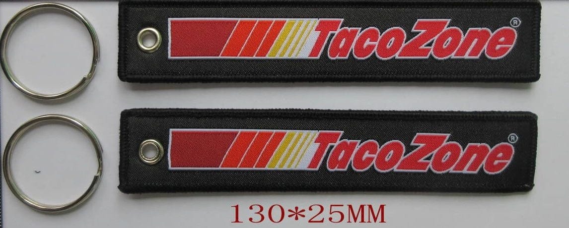 TacomaForce Apparel & Accessories "Taco-Zone" Premium Embroidered Key Tag