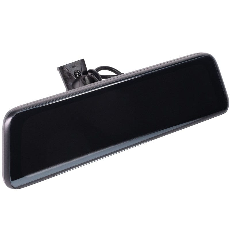 TacomaForce CLEAR-VIEW UNIVERSAL REAR VIEW MIRROR REPLACEMENT MONITOR WITH DVR AND BACKUP CAMERA KIT