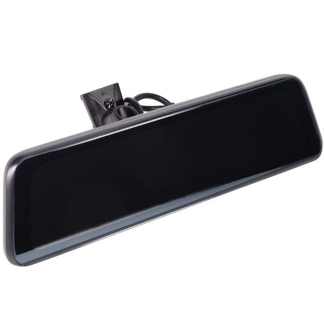 TacomaForce CLEAR-VIEW UNIVERSAL REAR VIEW MIRROR REPLACEMENT MONITOR WITH DVR AND BACKUP CAMERA KIT