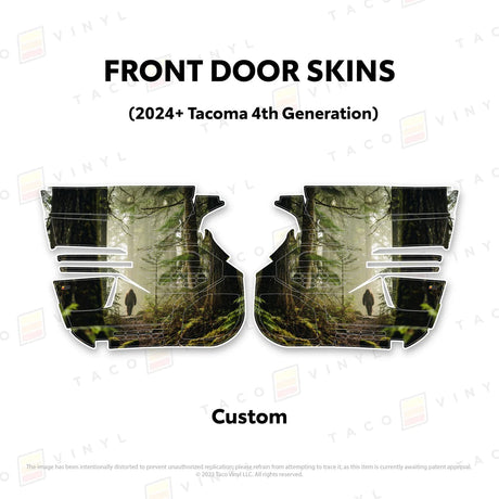 TacomaForce Front Driver/ Passenger / Custom (email support@tacomaforce.com) 4th Gen Tacoma Door Skins