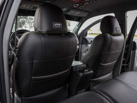 TacomaForce FRONT SEAT COVERS FOR ’12-’15 TOYOTA TACOMA (3 COLOR OPTIONS)