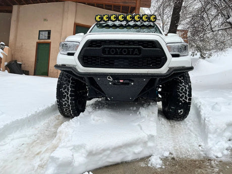 TacomaForce Kalil Fab 3rd Gen Tacoma 54 Pre Runner Winch Bumper – High Clearance, Heavy Duty Protection