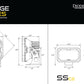 TacomaForce Stage Series Backlit Ditch Light Kit For 2024 Toyota Tacoma