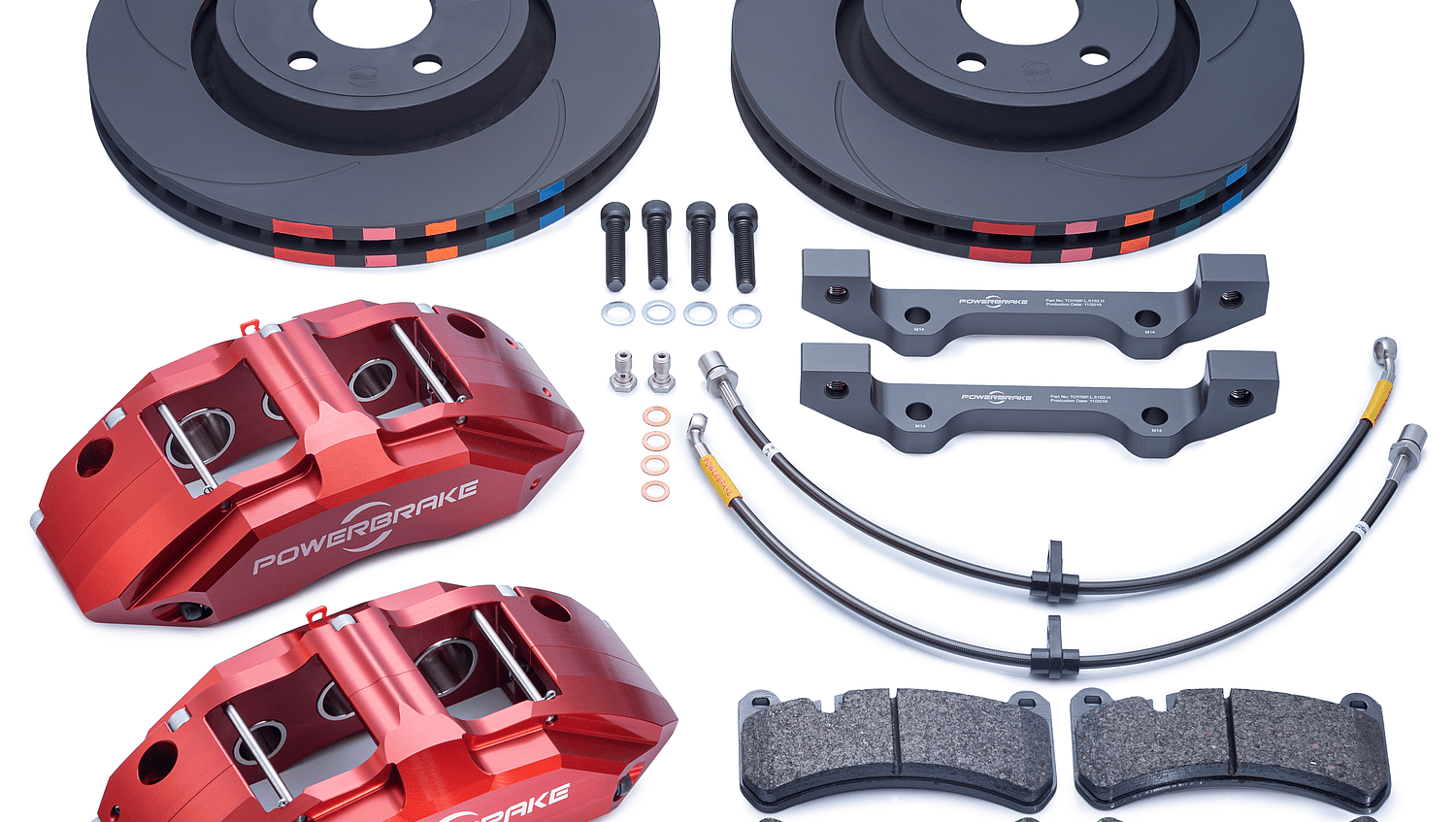 TacomaForce Tacoma Powerbrake X-Line 4x4 Big Brake Kit - Stage 1