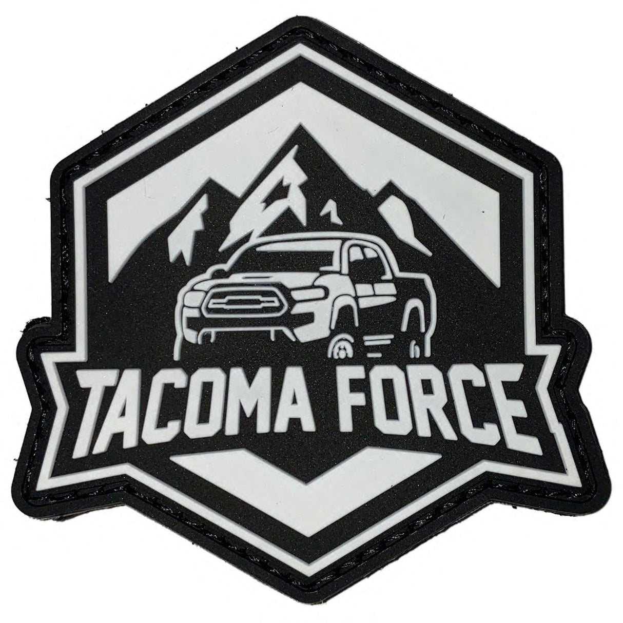 TacomaForce TacomaForce Rubber Logo Velcro Patch