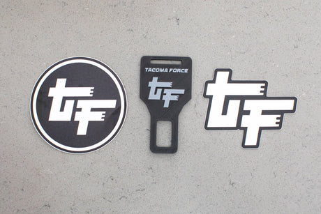 TacomaForce TacomaForce Seat Belt Silencer & Sticker Pack