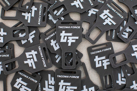 TacomaForce TacomaForce Seat Belt Silencer & Sticker Pack