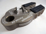 TacomaForce Winch Hook UltraHook Winch Hook W/Shackle Mount Gray Factor 55