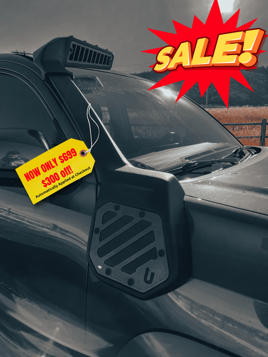 upTOP Overland upTAKE upTOP Overland Tacoma Snorkel | UpTAKE Tacoma (2016-2022) - Tacoma Snorkel | 3rd Gen Tacoma Snorkel