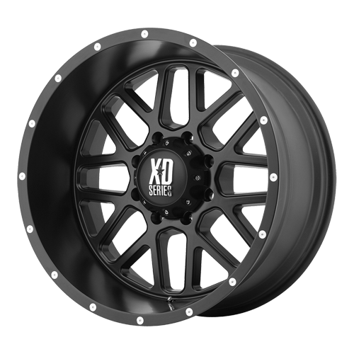 Wheelpros XD820 17X8.5 6X5.5 SATIN BLACK 00MM